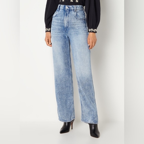 Isabel Marant Etoile Tilorsya High Rise Wide Leg jeans - Picture 1 of 7